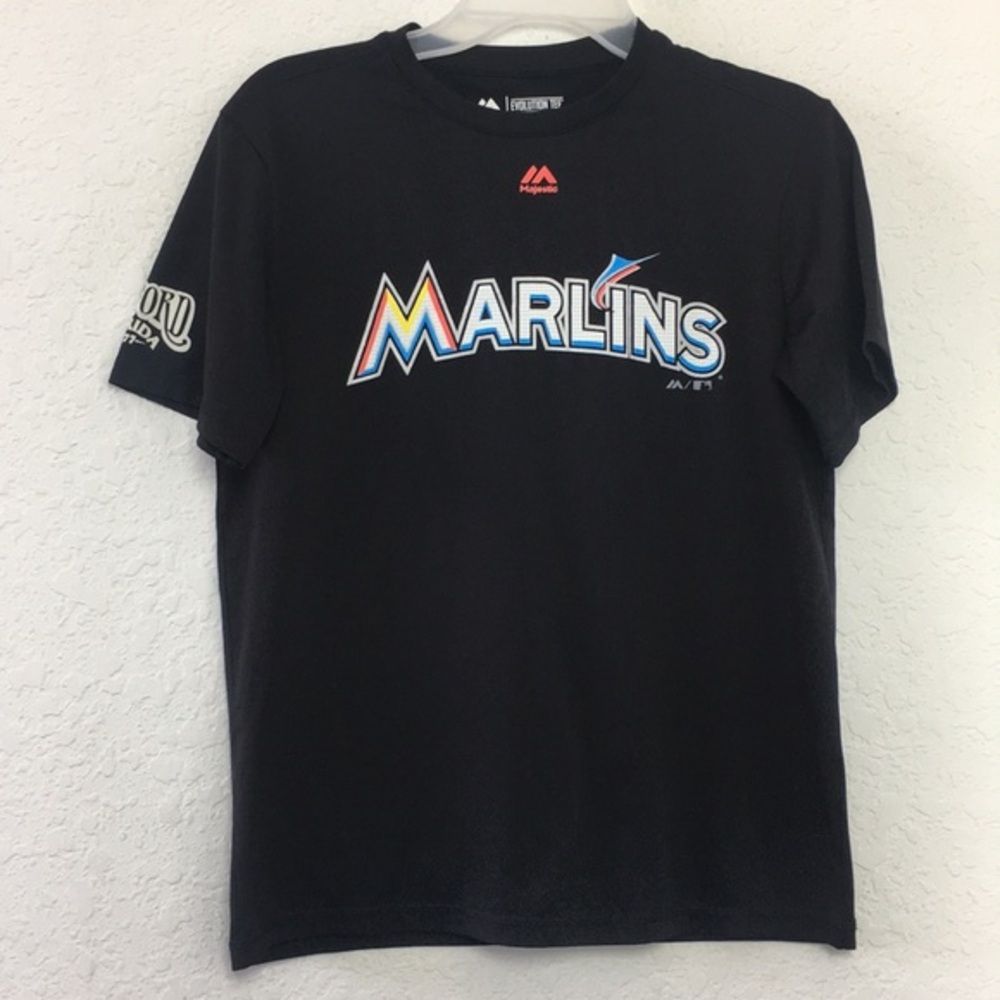 Boys Youth Miami Marlins Jersey size L